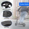 Electric Scooter 200x50 Solid Tire & Plastic Hub 8"x2" Solid