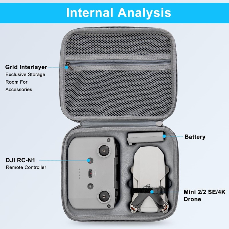 Mini 4K Bag Compact Case for DJI Mini 2 SE/Mini