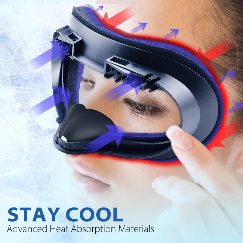 DESTEK Cooling Face Pad Compatible with Oculus Quest 2, Soft