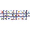 Junior Learning: Rainbow Phonics: Alphabet Poster - Images Representing Letters