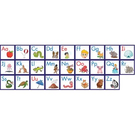 Junior Learning: Rainbow Phonics: Alphabet Poster - Images Representing Letters of The Alphabet, Can Be Used As Flash Cards, Learning Kids Ages 4+