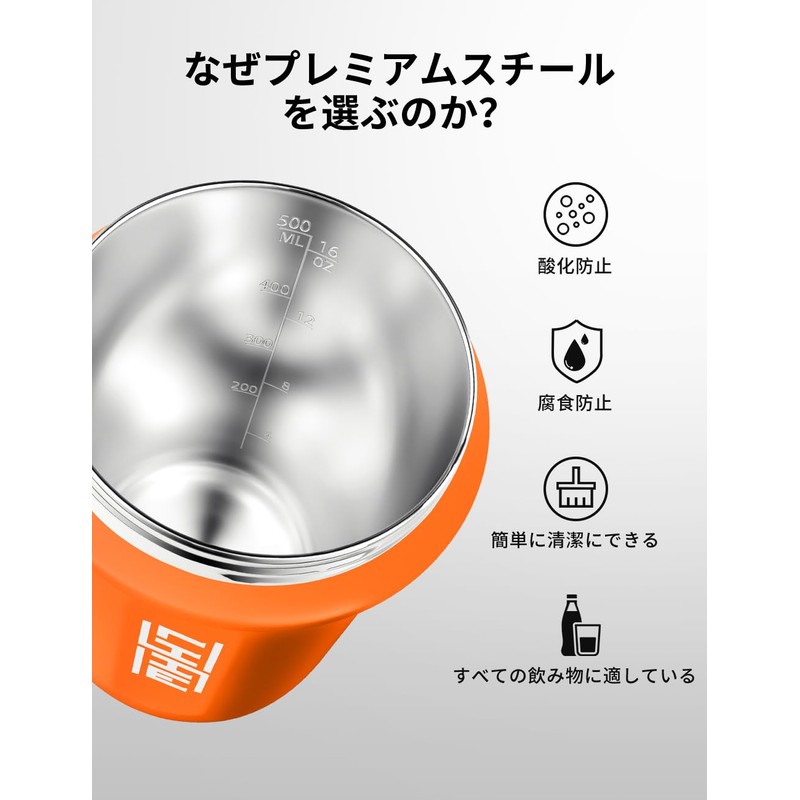 LHHW (LHHW) Stainless Steel Protein Shaker, Dishwasher Safe, Heatstroke Prevention
