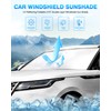 KUST Windshield Sun Shade for 2017-2024 2025 Land Rover Range