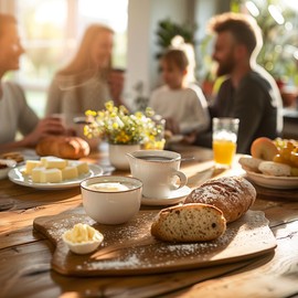HOFMEISTER® Set of 6 Olive Wood Bowls, Eye-catching Grain, Diameter 5.5 to 15.5 cm