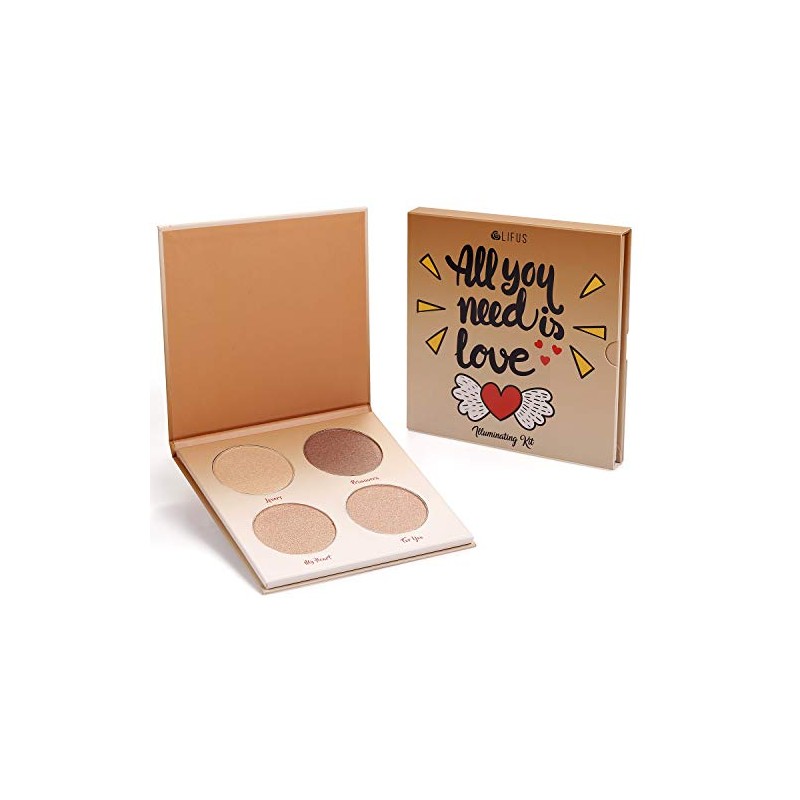 Glow Kit 4 Color Illuminator Love Light Highlighter & Bronzer