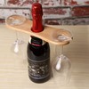 Frescorr - Wine Bottle & Glass Holder - Handmade Wooden