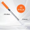 0.5ml Syringe, 31Gauge 8mm Lab Dispensing Syringe, Individual Wrapped Dispensing