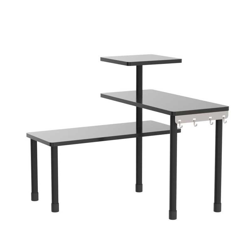 JayRex Countertop Corner Shelf, 3 Tier Shelf Moveable Organizer for