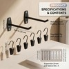 Yoga Mat Wall Mount Holder & Clips for Eyelet Workout