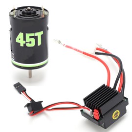 High Torque 540 Brushed Motor 320A ESC Combo Set for Axial SCX10 / TRX4 D90 / Redcat / GEN8 RC Crawler45T