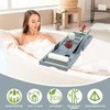 Premium Bamboo Bathtub Caddy Tray - Bath Tray - Bath
