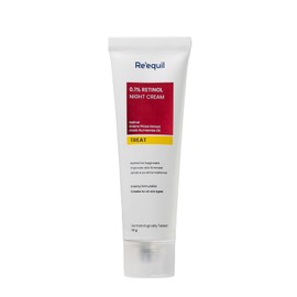 RE EQUIL 0.1 Crema De Noche Retinol Repara Arrugas Líneas Finas Mejora La Firmeza De La Piel Apto Para Principiantes Todo Tipo De Piel 30G            