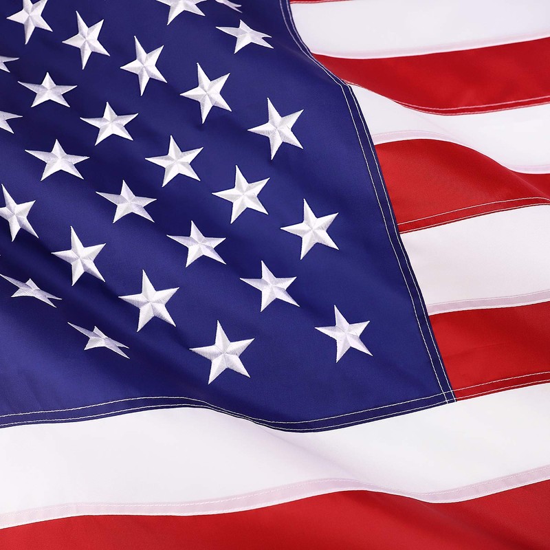 FLAGBURG Embroidered American Flag 3x5 ft US Flag Long Lasting