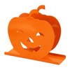 2pcs Cute Pumpkin Napkin Holder Durable Iron Paper Napkin Holder