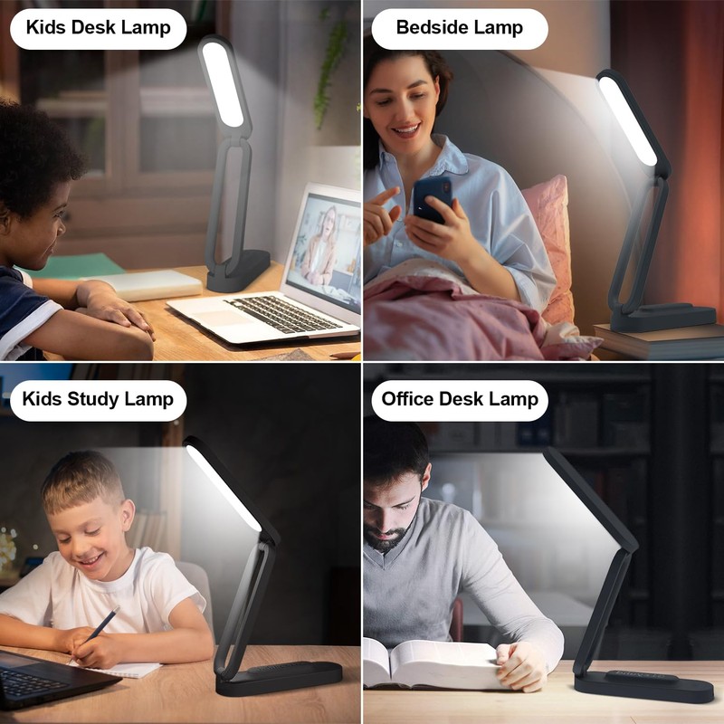 Giryuhd LED Desk Lamp for Office Home & Battery Operated