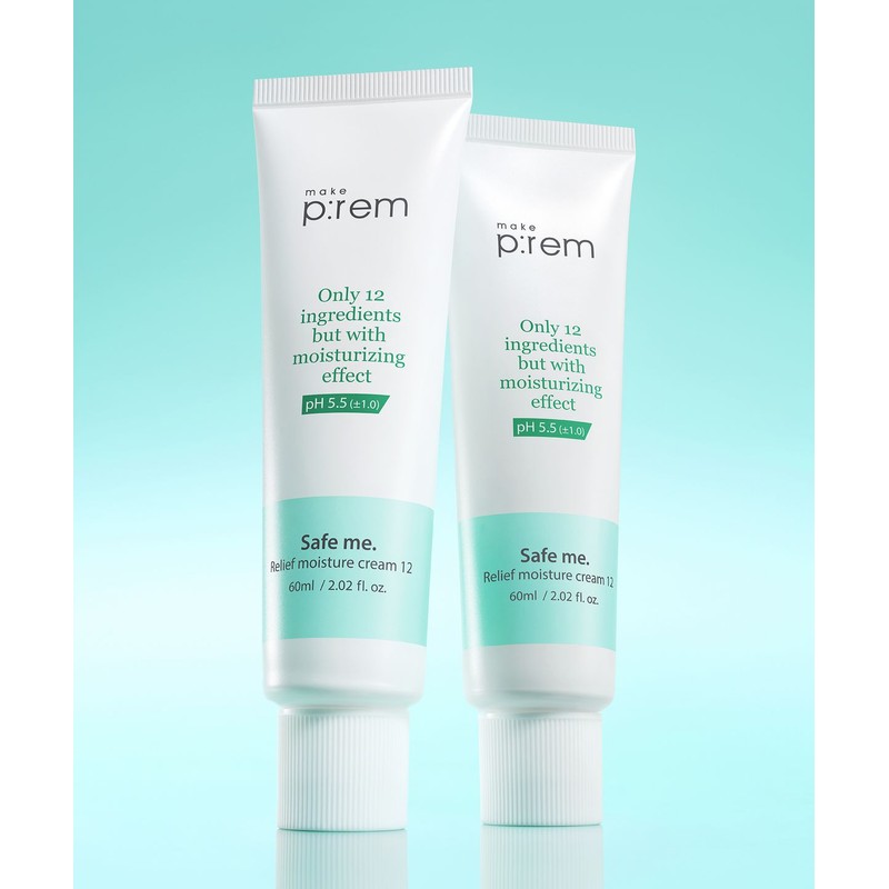 Makeprem Safe Me Relief Moisture Cream 12 Duo Set 60ml+60ml