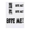 4 x 'Bite Me!' Temporary Tattoos - Water Resistant, Skin-Safe,