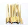 50 Bamboo Skewers Paddle Sticks Wooden Grill Kebab Barbeque Party