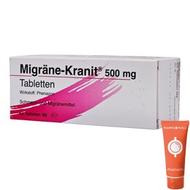 Migraine Cranite for the Treatment of Headaches from Migraine Attacks I Economy Set with Pharma Perle Shower Gel (1 x 50 Pieces)