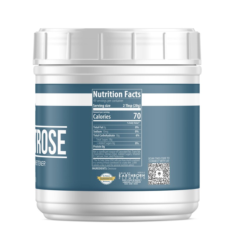 Earthborn Elements Dextrose Sugar Substitute, Always Pure (2.2 Pound)