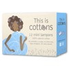 Cottons 100% Natural Cotton Teen Tampons, Mini (Light Flow), tampons