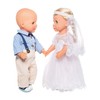 Heless Sissi 1020 Wedding Dress with Veil for Dolls Size