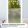 ConCus-T Window Privacy Film Stained Glass Window Film Textured Pattern