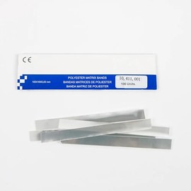 Fen 100 Dental Mylar Matrix Strips 4"" X 3/8"" (.002 Thick Mylar)