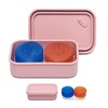 Silicone Enhanced Leakproof Travel Soap Case, Solid Shampoo Bar Holder,Large