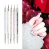 Smukdoo Nail Art Liner Brushes,5 Pcs Double Ended Dotting Tools