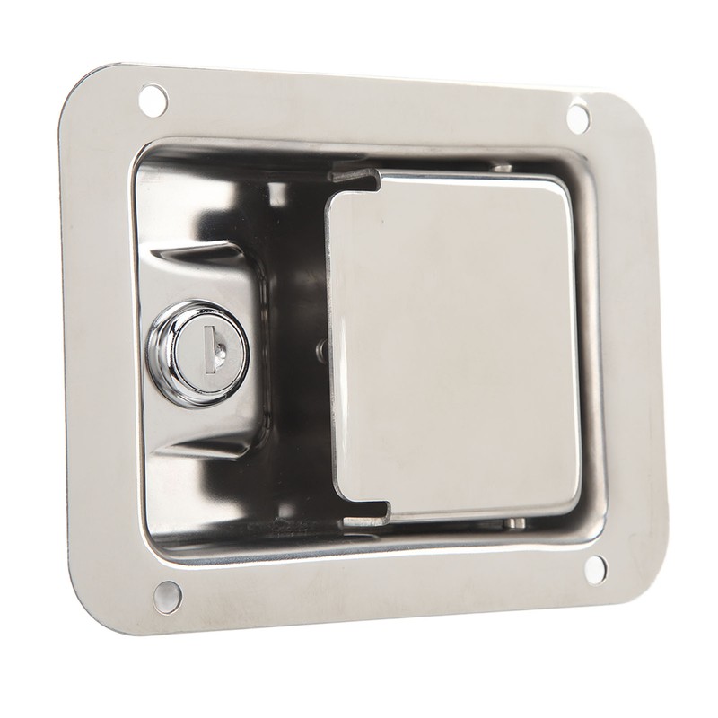 Trailer Door Key Lock Lock Stainless Steel Door Paddle Handle