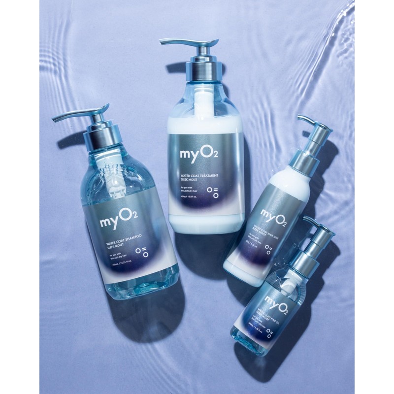 myO2 My Oato Water Coat Hair Milk, Sleek Moist, 5.3