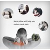 Bookishbunny Dog Bone Shaped Travel Neck Pillows Memory Foam Car