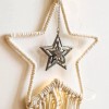 2 Piezas Macramé Atrapasueños Estrella Y Luna Para Colgar Pa