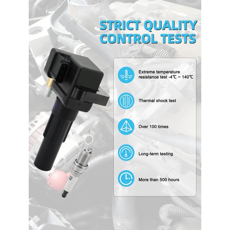 TAUTOY Set Of 4 UF480 Ignition Coil Pack & Iridum