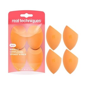 Real Techniques Miracle Complexion Beauty Sponge Esponja Mezcladora de Maquillaje, Juego de 4