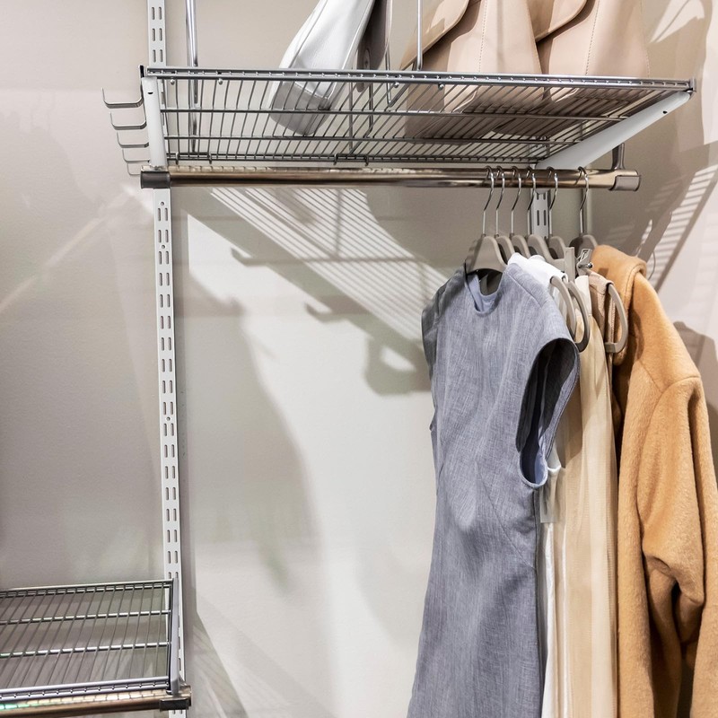Colingmill 2 Pcs Twin Rail Upright Wall Shelving System 25
