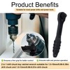 BOXOB 2-in-1 Ratchet Drill Chuck Key Wrench, Dual-Head Drill Chuck