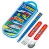 Skater TACC2AG-A Children's Ag+ Antibacterial Trio Set, Chopsticks, Spoon, Fork,