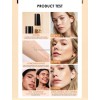 Kit Base Liquida Maquillaje Cobertura Total Filtro Solar 05 Natural