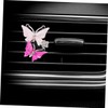 Alipis 3pcs Butterfly Air Vent Clips Cute Bling Car Accessories