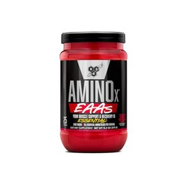 BSN Amino X EAAs, recuperación muscular y resistencia, 10 g de aminoácidos esenciales, 5 g de BCAA, cero azúcar, sin cafeína, fresa y dragón, 12 onzas