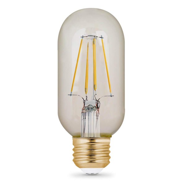 Feit Electric Vintage Exposed Filament Amber Glass LED T14 with