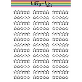 Star Rating Planner Sticker | Libby and Lou Sticker Co