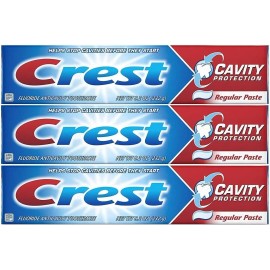 Crest Toothpaste Cavity Protection Pack of 3 Regular 2.73 Ounce Each
