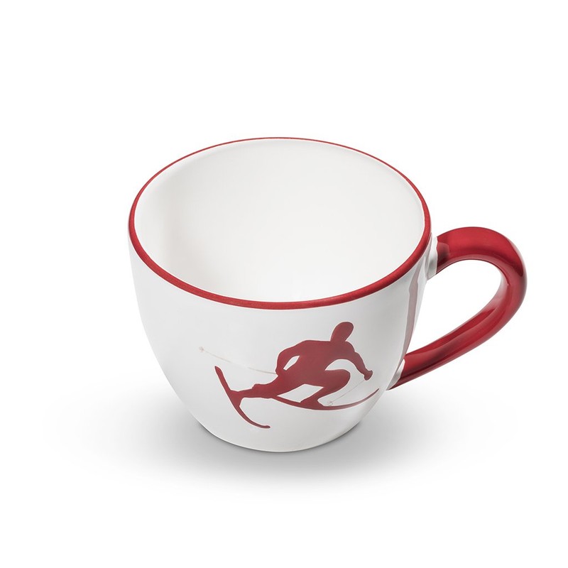 GMUNDNER KERAMIK Tea Cup Maxima Capacity: 0.4 Litres Ruby Red