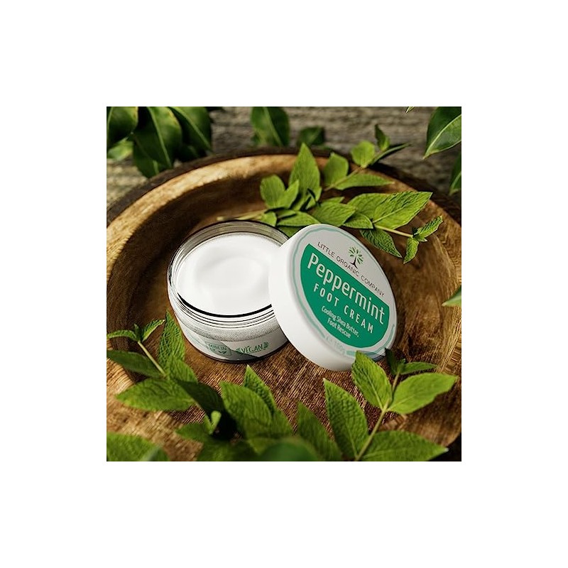 Peppermint Foot Cream - Soothing Shea Butter Foot Rescue