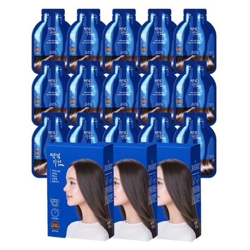(NS Home Shopping) 3-Minute Gray Hair Dye Dye Ga-in 15-Pack