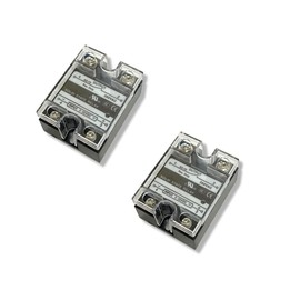 2 PCS Auber SRDA25-LD 25A AC Solid State Relay SSR for PID Temperature Control, UL Listed