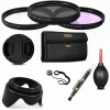 CANON 58mm ESSENTIAL FILTER KIT +HOOD + CAP FOR CANON